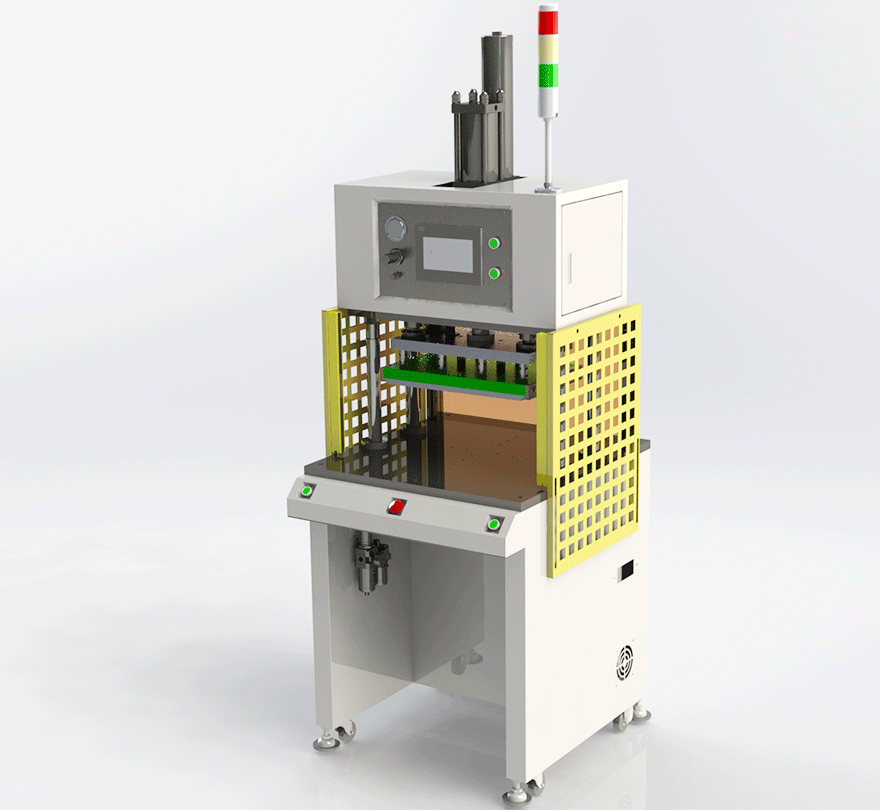 XDY-3046SZ四柱增壓式熱壓機展示