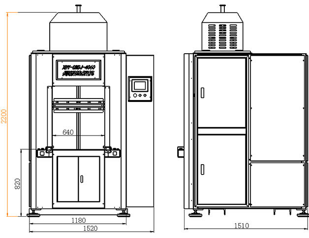 XDY-4060SH伺服熱板機